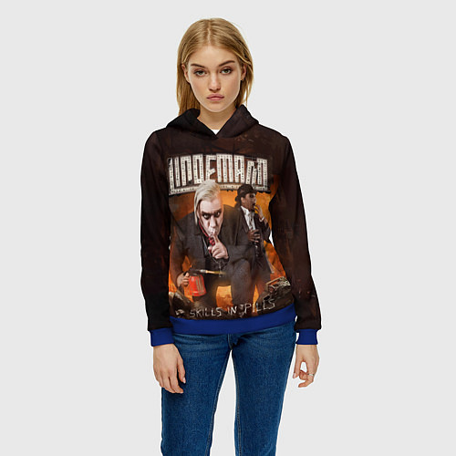 Женская толстовка LINDEMANN: Skills in Pills / 3D-Синий – фото 3