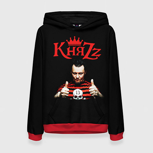 Женская толстовка Князь / 3D-Красный – фото 1