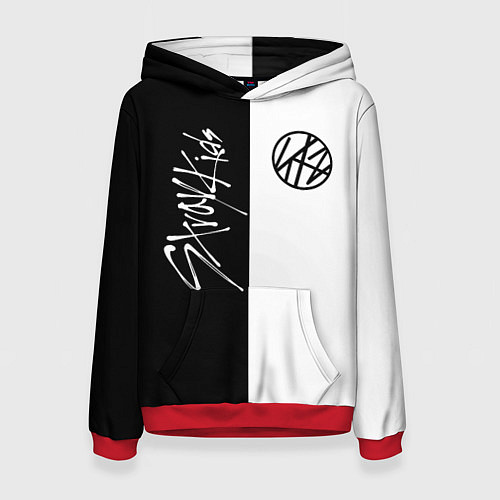 Женская толстовка Stray Kids / 3D-Красный – фото 1