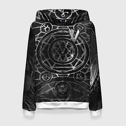 Толстовка-худи женская Vikings, цвет: 3D-белый