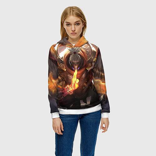 Женская толстовка League Of Legends Джакс / 3D-Белый – фото 3