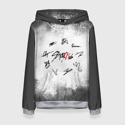 Толстовка-худи женская STRAY KIDS, цвет: 3D-меланж