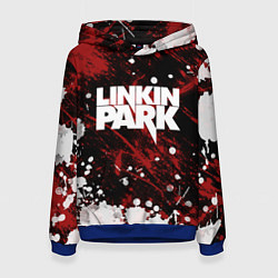 Толстовка-худи женская Linkin Park, цвет: 3D-синий