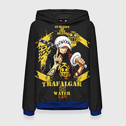 Толстовка-худи женская One Piece Trafalgar Water, цвет: 3D-синий