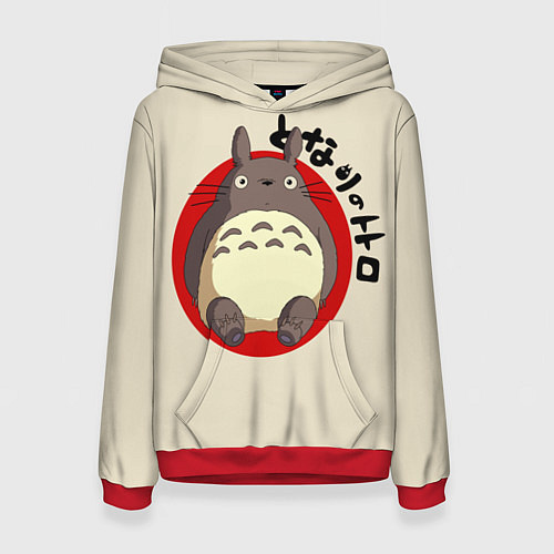 Женская толстовка Мой сосед Тоторо / 3D-Красный – фото 1