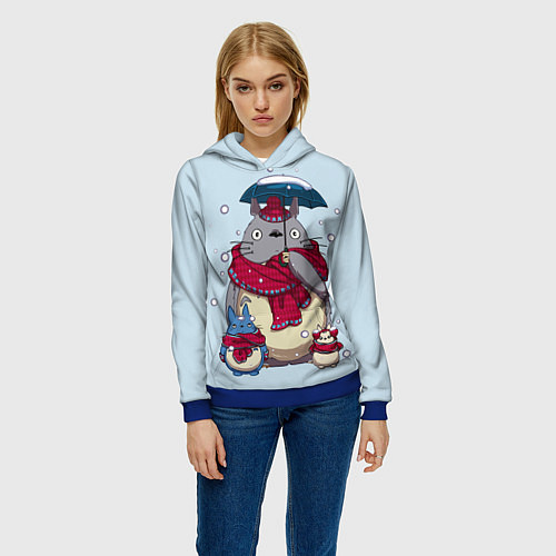 Женская толстовка Мой сосед Тоторо / 3D-Синий – фото 3
