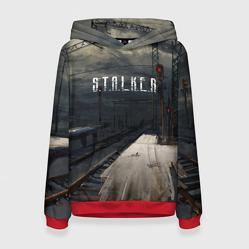 Женская толстовка НОВЫЙ СТАЛКЕР / 3D-Красный – фото 1