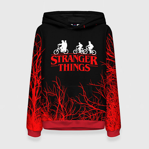 Женская толстовка STRANGER THINGS / 3D-Красный – фото 1
