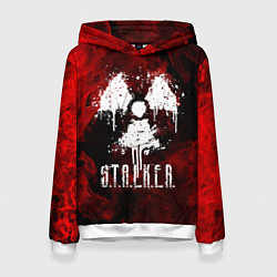 Толстовка-худи женская STALKER 2, цвет: 3D-белый