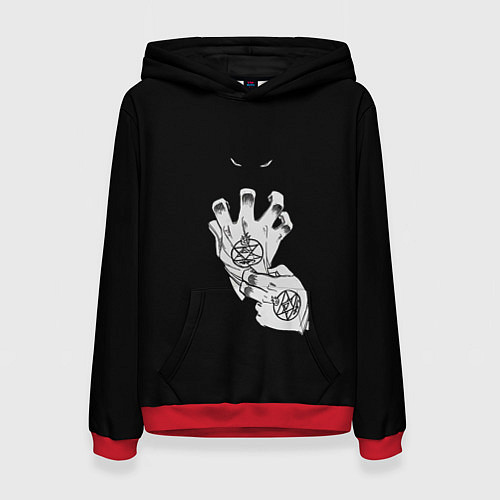 Женская толстовка Выжигющий Искру / 3D-Красный – фото 1