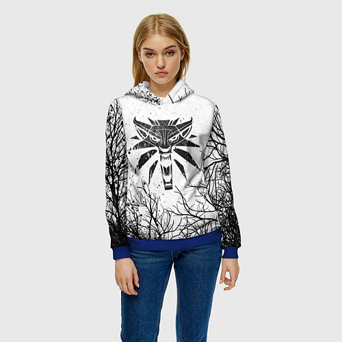 Женская толстовка ВЕДЬМАК / 3D-Синий – фото 3