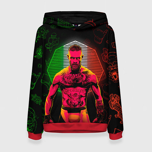 Женская толстовка CONOR McGREGOR / 3D-Красный – фото 1