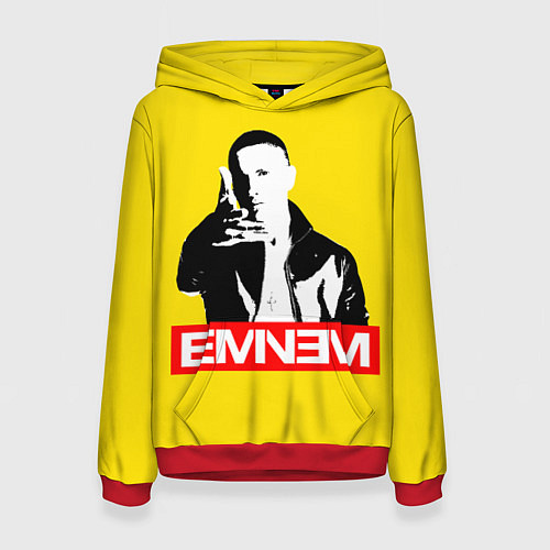 Женская толстовка Eminem / 3D-Красный – фото 1