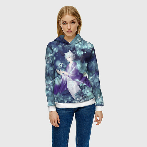 Женская толстовка Tomoe Kamisama / 3D-Белый – фото 3