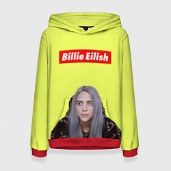 Толстовка-худи женская BILLIE EILISH, цвет: 3D-красный