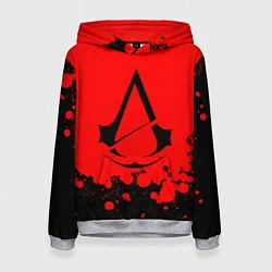 Толстовка-худи женская Assassin’s Creed, цвет: 3D-меланж
