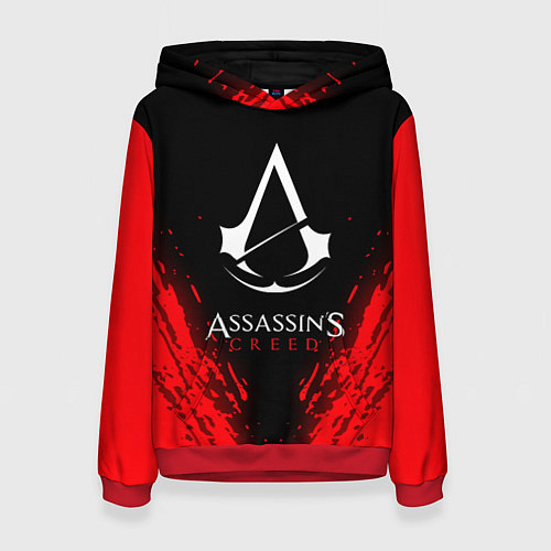 Женская толстовка Assassin’s Creed / 3D-Красный – фото 1