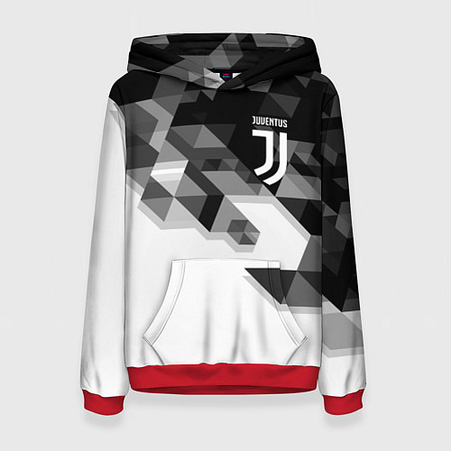 Женская толстовка JUVENTUS / 3D-Красный – фото 1