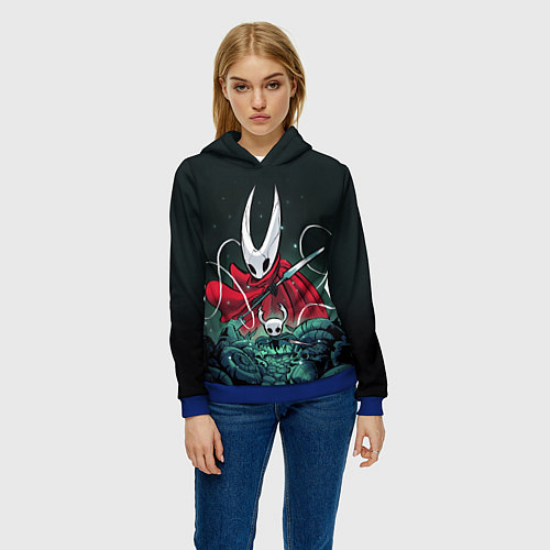 Женская толстовка Hollow Knight / 3D-Синий – фото 3