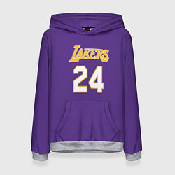 Толстовка-худи женская Los Angeles Lakers Kobe Brya, цвет: 3D-меланж