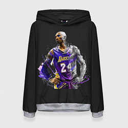 Толстовка-худи женская Kobe Bryant, цвет: 3D-меланж