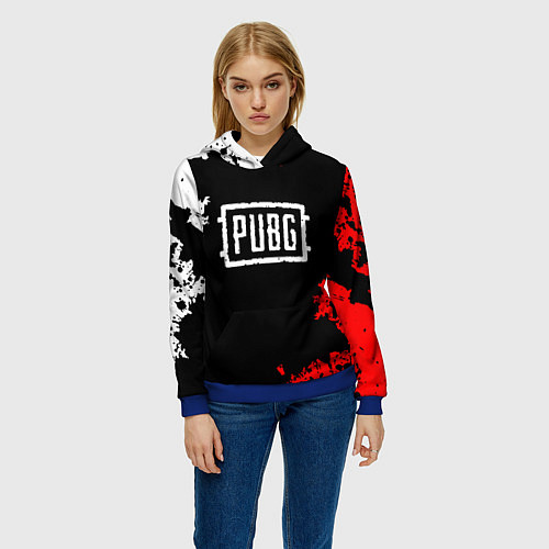 Женская толстовка PUBG / 3D-Синий – фото 3