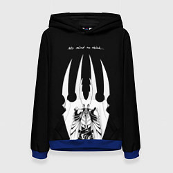 Толстовка-худи женская Hollow Knight, цвет: 3D-синий