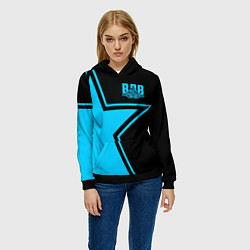 Толстовка-худи женская ВДВ, цвет: 3D-черный — фото 2