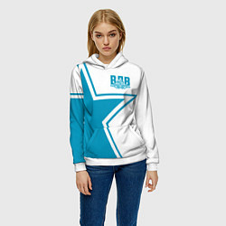 Толстовка-худи женская ВДВ, цвет: 3D-белый — фото 2