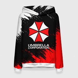 Толстовка-худи женская UMBRELLA CORP, цвет: 3D-белый