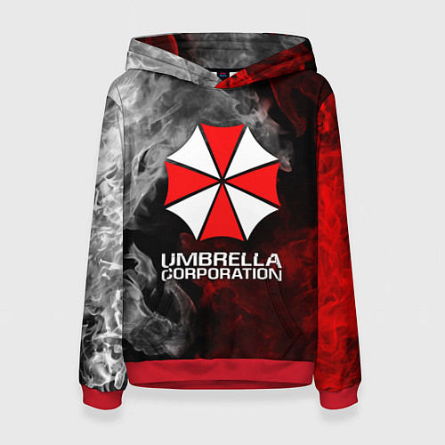 Женская толстовка UMBRELLA CORP / 3D-Красный – фото 1