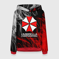 Толстовка-худи женская UMBRELLA CORP, цвет: 3D-красный