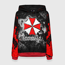 Толстовка-худи женская UMBRELLA CORP, цвет: 3D-красный