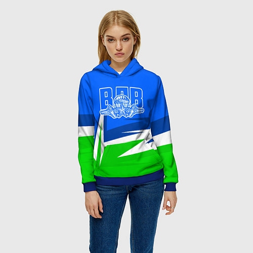 Женская толстовка ВДВ / 3D-Синий – фото 3