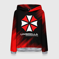 Толстовка-худи женская Umbrella Corporation, цвет: 3D-меланж