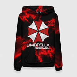 Толстовка-худи женская UMBRELLA CORP, цвет: 3D-черный