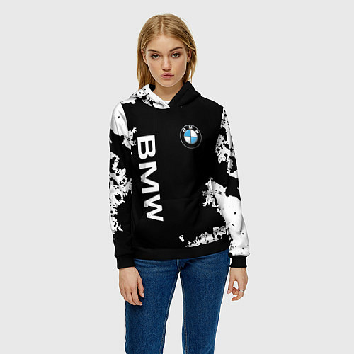 Женская толстовка BMW / 3D-Черный – фото 3