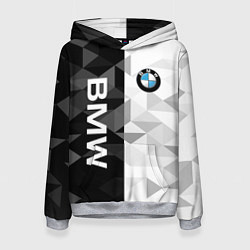 Толстовка-худи женская BMW, цвет: 3D-меланж