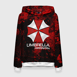 Толстовка-худи женская UMBRELLA CORP, цвет: 3D-белый