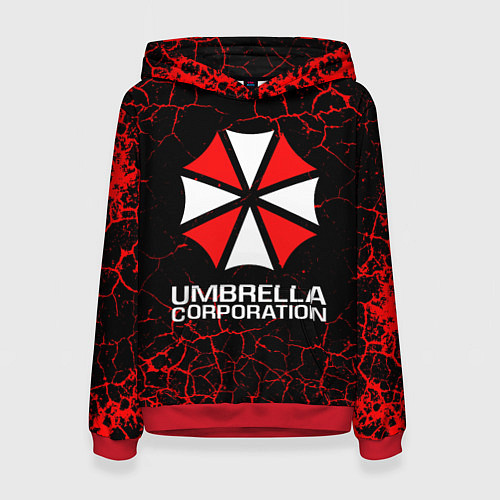 Женская толстовка UMBRELLA CORPORATION / 3D-Красный – фото 1