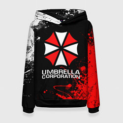 Толстовка-худи женская UMBRELLA CORPORATION, цвет: 3D-черный