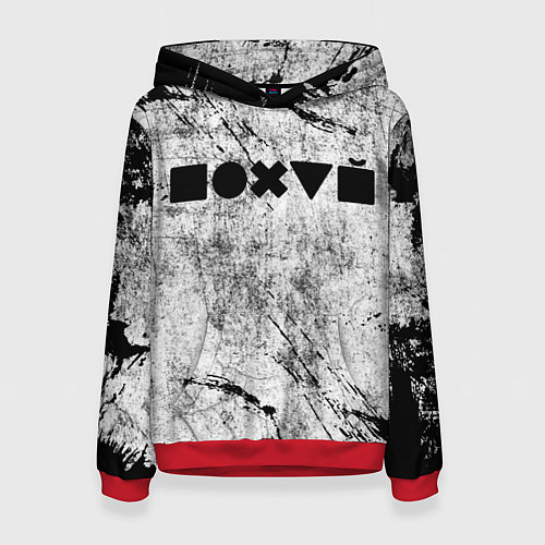 Женская толстовка Безразличие / 3D-Красный – фото 1