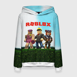 Толстовка-худи женская ROBLOX, цвет: 3D-белый