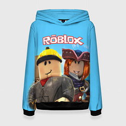 Толстовка-худи женская ROBLOX, цвет: 3D-черный