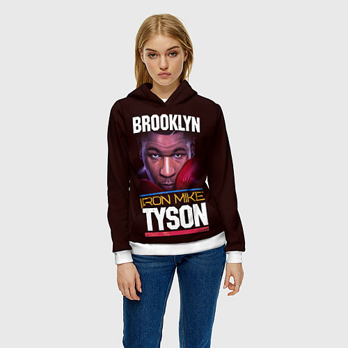 Женская толстовка Mike Tyson / 3D-Белый – фото 3