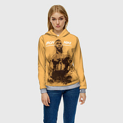 Толстовка-худи женская Iron Mike, цвет: 3D-меланж — фото 2