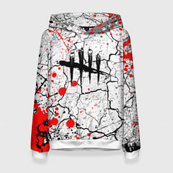 Толстовка-худи женская DEAD BY DAYLIGHT, цвет: 3D-белый