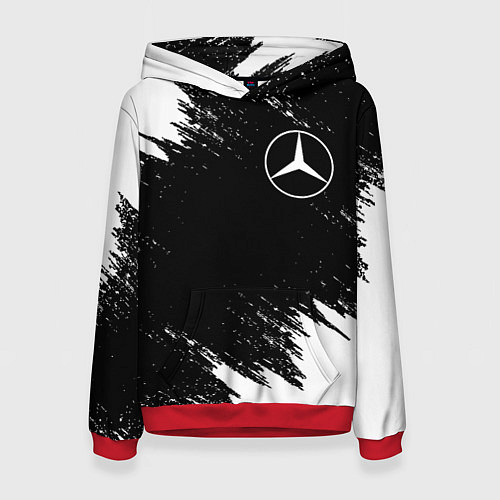 Женская толстовка MERCEDES / 3D-Красный – фото 1