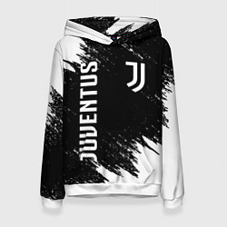 Толстовка-худи женская JUVENTUS, цвет: 3D-белый