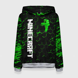 Толстовка-худи женская MINECRAFT, цвет: 3D-меланж